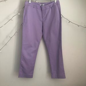 Calvin Klein Lavender Straight Leg Dress Pant